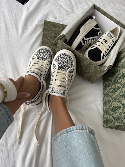 Кросівки жіночі білі New Gu4i  весна / осінь 2461 39 25 см | Зображення 8