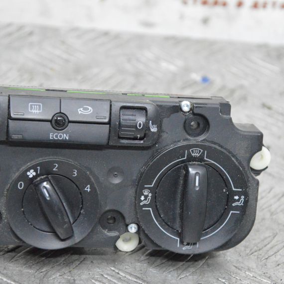 Блок управління клімат-контролем Volkswagen Golf V Passat B6 2003-2010 Панель пічки Фольксваген 1K0820047DG | Зображення 2