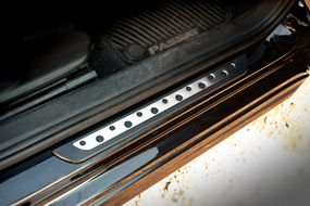 Накладки на пороги (Dotline, 4 шт., нержавейка) для Volkswagen Passat B6 2006-2012 гг