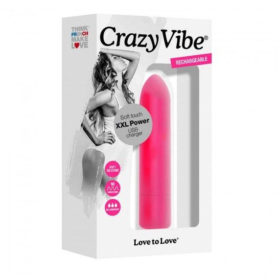 Віброкуля Love To Love Crazy Vibe перезаряджувана Sex Aura | Зображення 2