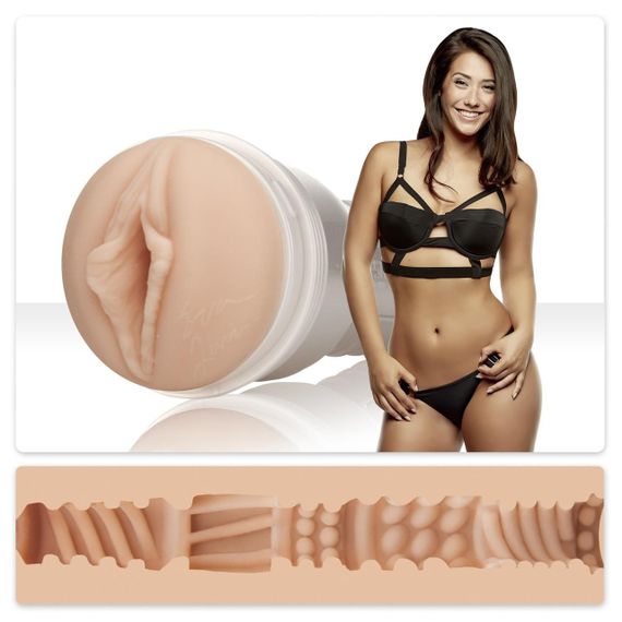 Мастурбатор Fleshlight Girls: Eva Lovia - Sugar, со слепка вагины, очень нежный Sex Aura | Зображення 1