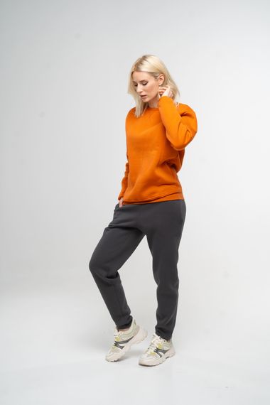 Костюм жіночий утеплений манго світшот та штани, 3XL | Зображення 2