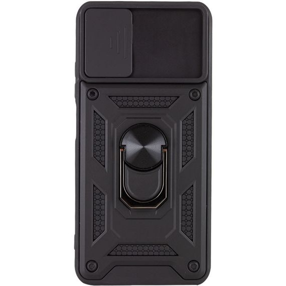 Ударопрочный чехол Camshield Serge Ring для Samsung Galaxy M14 5G TPU+PC, Шторка на камеру, Черный | Зображення 2
