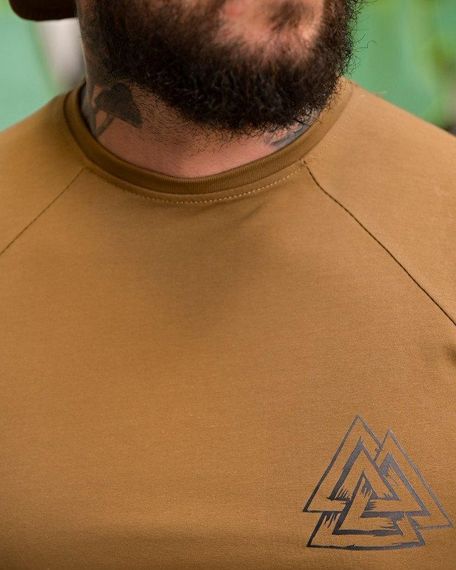 Мілітарі лонгслів Руни кайот ПП7871 | Зображення 6