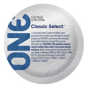 Презерватив ONE Classic Select Contest Collection, 1 шт, гладкий, со смазкой, дизайнерская упаковка