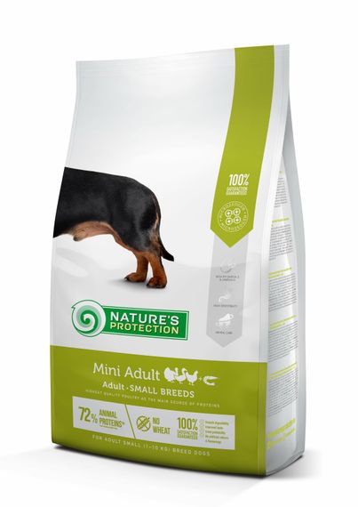 Корм Nature's Protection Mini Adult Small Breeds сухий для дорослих собак малих порід 7.5 кг