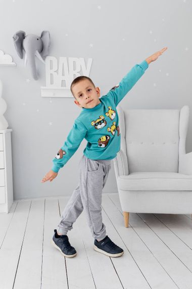 Костюм для хлопчика Носи своє 110 Бірюзовий (p-13321-148300) | Зображення 3