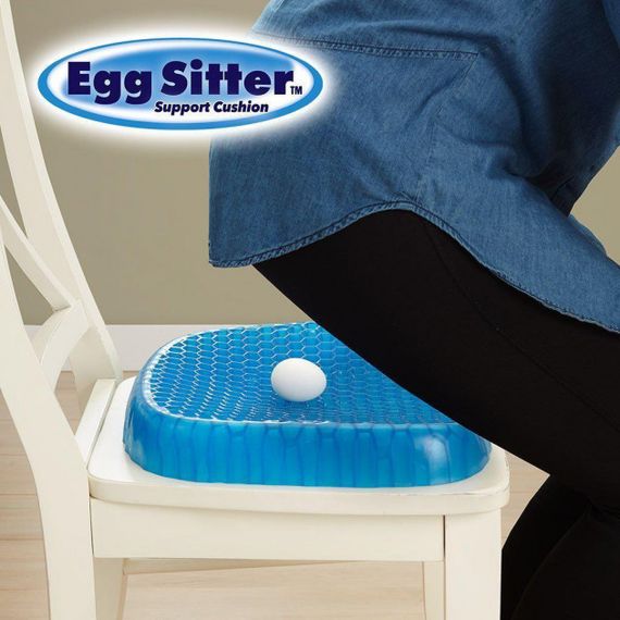 Гелевая подушка для сидения Egg Sitter Ортопедическая подушка - сидушка | Зображення 5