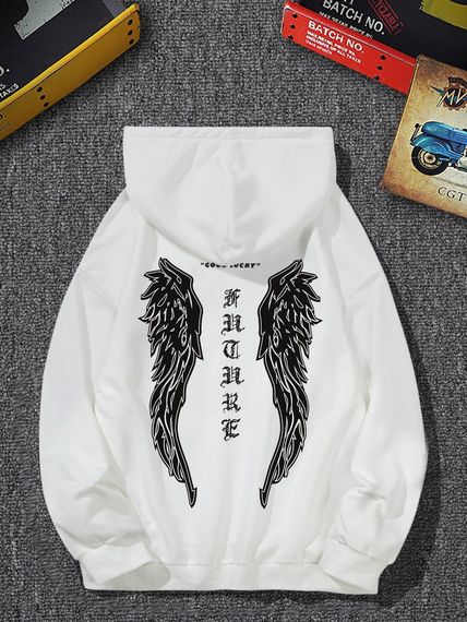 Худі з ДТФ на Флісі (оверсайз)