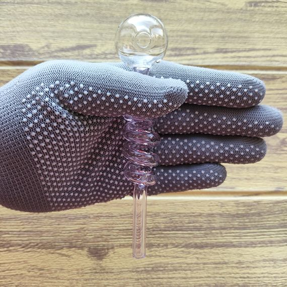 Стеклянная трубка Helix Oil Pink | Зображення 2