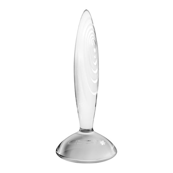 Скляна анальна пробка Satisfyer Sparkling Crystal, дуже міцна, термостійка Sex Aura | Зображення 3