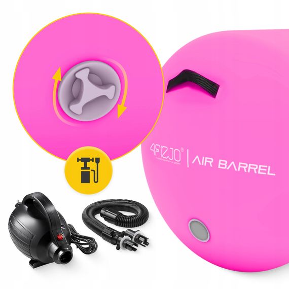Повітряна бочка для гімнастики 4FIZJO Air Barrel 100 x 75 см Pink (P-5905973405485) | Зображення 3