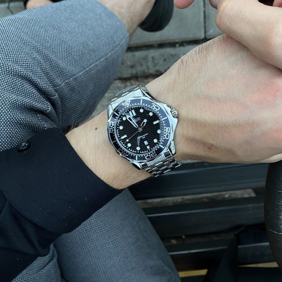 Чоловічий годинник Skmei 9276SSIBK Silver-Black Steel Strap | Зображення 3