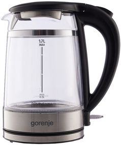 Електрочайник Gorenje K17GDW 1.7 л чорний