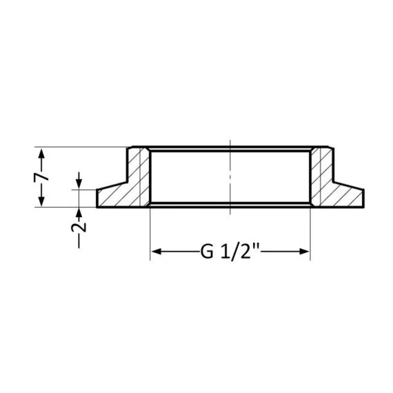 Контрагайка-шайба Thermo Alliance Standart 1/2" SD40615 | Зображення 1