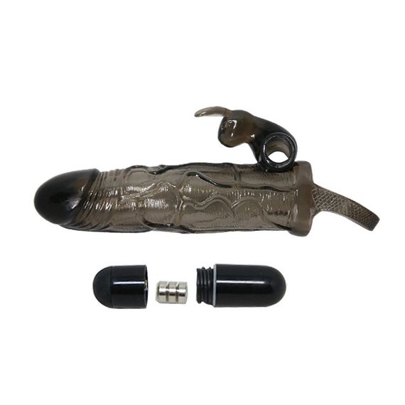 Насадка на член - Brave Man Vibrating Penis Sleeve 5,91" Black sexstyle | Зображення 6