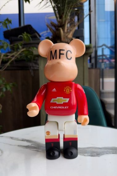 Фигурка Bearbrick MFC дизайнерська статуетка ведмідь Беарбрік 28 см mb040 червоний