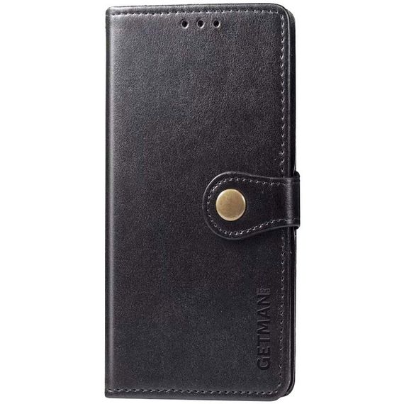 Шкіряний чохол-книжка GETMAN Gallant (PU) для Xiaomi Redmi 9 Чорний