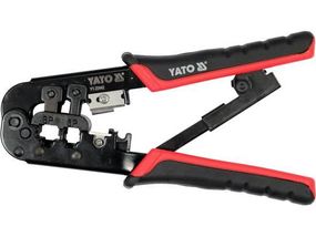 Кліщі обтискання зачистки кабелів RJ45 RJ11 8P 6P YATO YT-22442