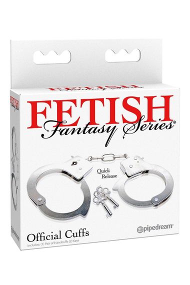 Наручники Pipedream Fetish Fantasy Series металлические sexstyle | Зображення 3
