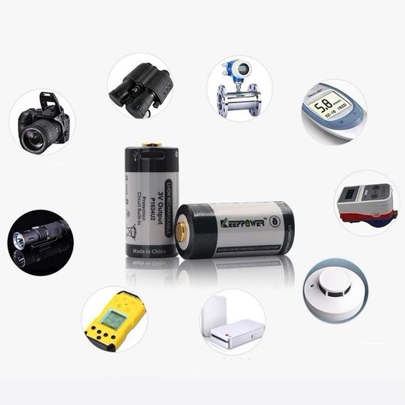 Акумулятор KEEPPOWER RCR123A 3,0В 1000 mAh с micro USB | Зображення 4