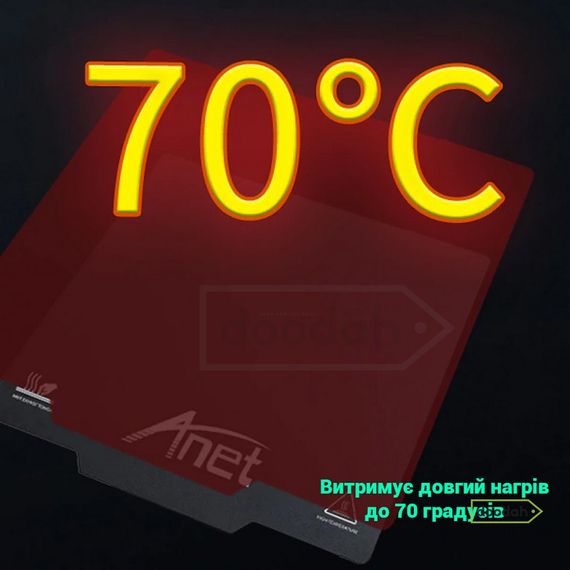 Магнітний термокилимок Ventor 310*310 мм (комплект) для Ender, Tevo, Anet, Anycubic | Зображення 3