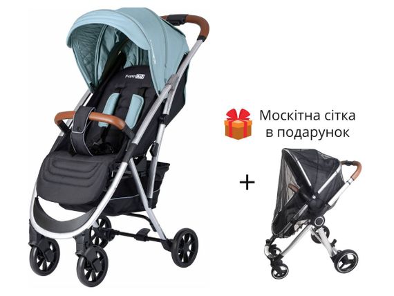 Коляска FreeON LUX Premium Blue-Black