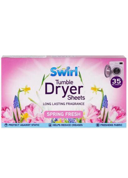 Ароматизовані серветки для сушильної машини Swirl Spring Fresh 35 шт