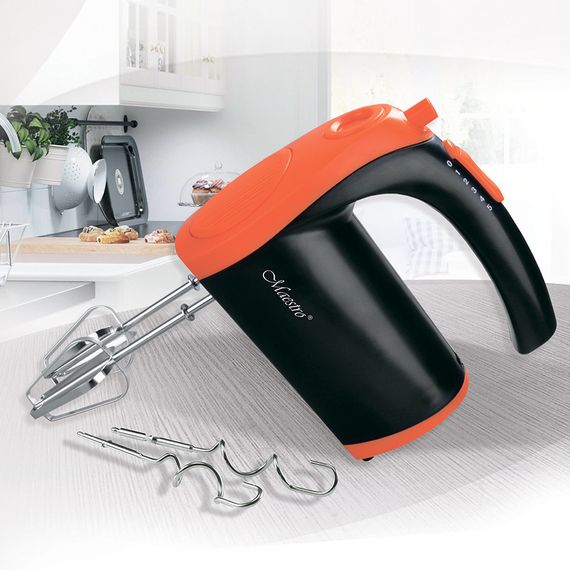 Міксер ручний Maestro MR-505-BLACK, 400 Вт, для збивання і замішування тіста | Зображення 1