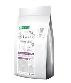 Сухий беззерновий корм із лососем для юніорів усіх порід Nature`s Protection Superior Care White Dogs Grain Free Junior All Breeds 17 кг