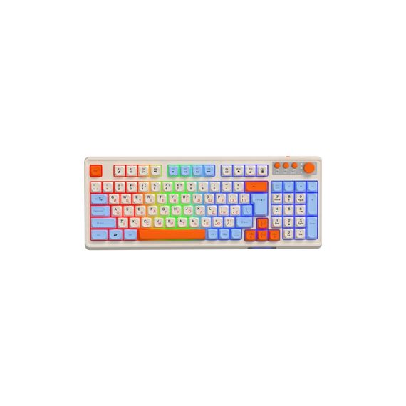 Клавіатура Maxxter KBGW-3C01-UA Wireless UA White (KBGW-3C01-UA)