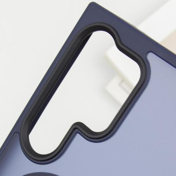 Чехол Ummi Colorful with MagSafe для Samsung Galaxy S25 Ultra Синий / Navy Blue | Зображення 4