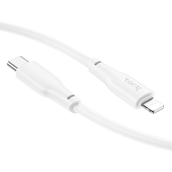 Дата кабель Hoco X93 Force Type-C to Lightning 20W (2m) White | Зображення 3