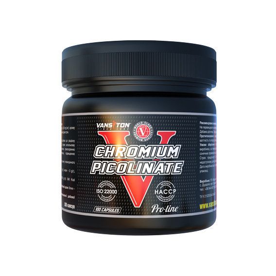 Микроэлемент Хром Vansiton Chromium Picolinat 100 Caps