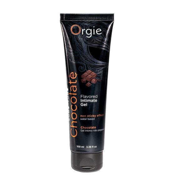 Лубрикант на водній основі Orgie Lube Tube Chocolate, 100 мл, зі смаком та ароматом шоколаду Sex Aura | Зображення 1