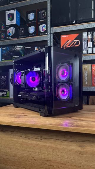 Збірка під замовлення: ігровий ПК AeroCool P300C-G-BK-v1 Tower / AMD Ryzen 7 7700 (8 (16) ядер по 3.8 - 5.3 GHz) / 32 GB DDR5 / 2000 GB SSD M.2 / AMD Radeon RX 9060 XT, 16 GB GDDR6, 128-bit / 750W | Зображення 1