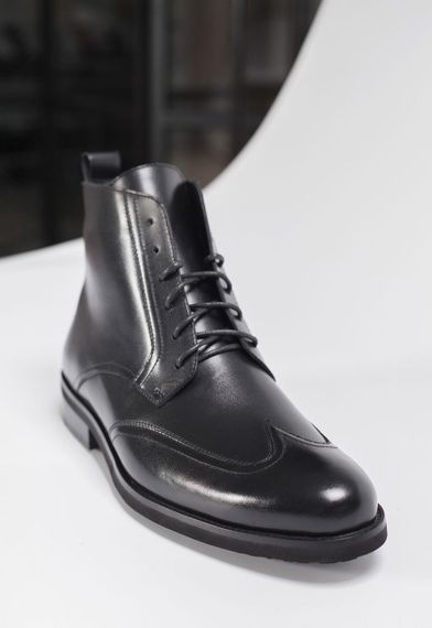 Демисезонні черевики броги Ікос 378 Чорні | Зображення 4