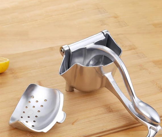 Ручний соковитискач - прес для фруктів та цитрусових Hand Juicer металевий із затискачем | Зображення 5