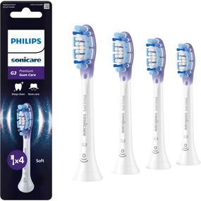 Змінні насадки для електричної зубної щітки Philips Sonicare HX9054/87 G3 Premium Gum Care White - 4 шт.