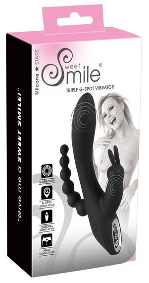 Вібратор для потрійної стимуляції Smile Triple G-Spot Sex Aura | Зображення 8