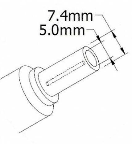 Блок питания для ноутбука Dell DA130PE1-00 / 130 W / 19.5 V / 6.7 A / 7.4 x 5.0 mm б/у | Зображення 3