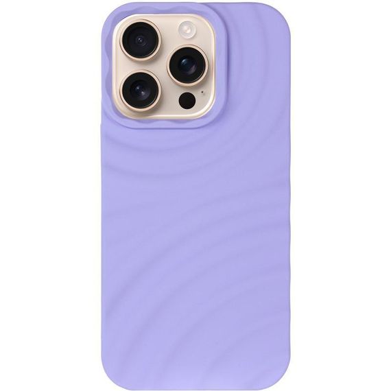 Чехол TPU MonoWave для Apple iPhone 14 Pro Max (6.7") Light Gray Light Blue | Зображення 1