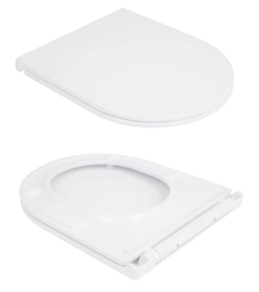 Унітаз підвісний Qtap Taurus Ultra Quiet, з сидінням Slim Duroplast/ Soft-close/ Quick Release QT2433084EUQW | Зображення 3