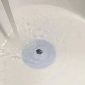 Фільтр-заглушка, пробка для ванни силіконова Сіра