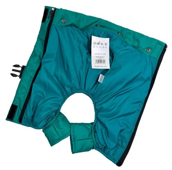 Зимовий комбінезон з поясом смарагд R-39 | Зображення 4