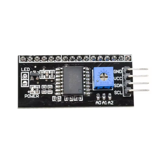 Модуль интерфейс IIC I2C TWI SPI с графическим адаптером PCF8574T 1602 2004 | Зображення 1