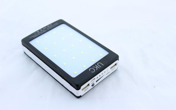 Моб. Заряджання POWER BANK Metal+LED Solar 90000mah (реал. 4800) (100) в уп. 100 шт. | Зображення 1