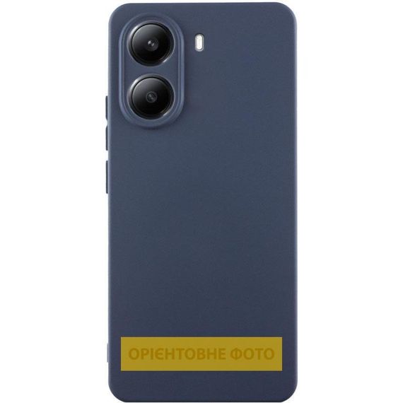 Чехол Silicone Cover Ummi Lakshmi Full Camera (AA) для Motorola Edge 60 Pro Синий / Midnight Blue