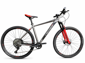Велосипед гірський 29" Crosser Solo рама 21", 1x12 L-TWOO AX, гідравліка Shimano MT200, повітряна вилка Червоний