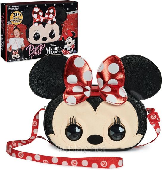 Інтерактивна сумочка Дісней Мінні Маус Purse Pets Disney Minnie Mouse Kids Purse